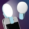 Adjustable 3-Level Mini Selfie Fill Light for Cellphone, Made of ABS/PC ...