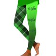 thumbnail image 1 of DGHM Women's St. Patrick's Day Irish Green Leggings Green L, 1 of 5