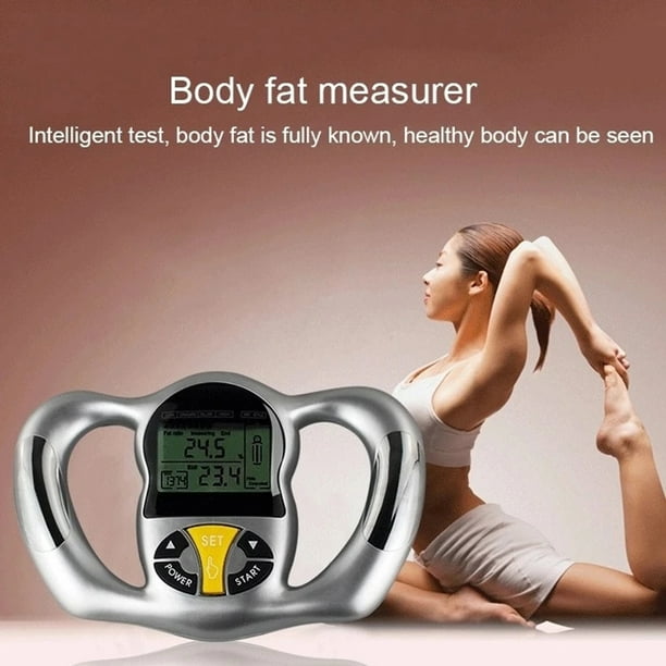 Handheld Body Fat Analyzer, Calorie BMI Measurement, Portable
