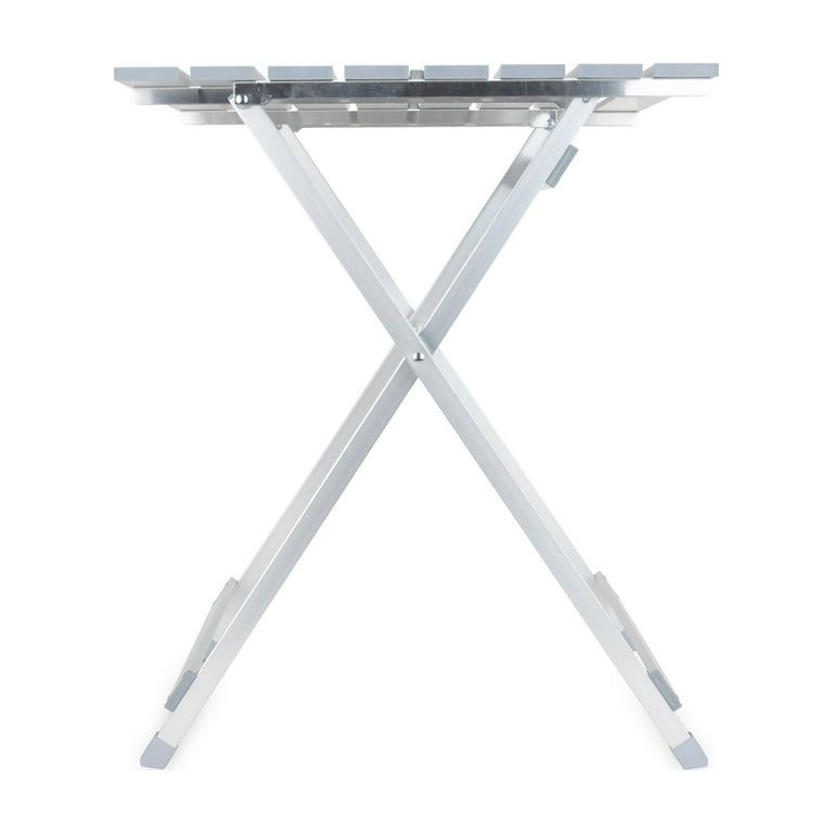 Camco, Folding Aluminum Large Side Table, 51891, Supports up to