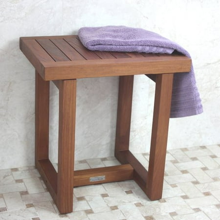 Union Rustic Macalester Teak Shower Seat Union Rustic Macalester Teak Shower Seat