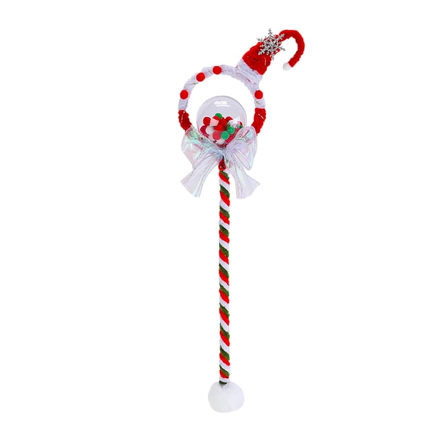 Christmas Light Up Glow Stick, Battery Operated Multicolor Handheld Twisted Party Decorations for Holiday Celebrations and Mood Lighting