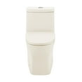 thumbnail image 4 of MacKenzie One-Piece 10" Rough-in 1.1/1.6 GPF Dual Top Flush Round Toilet in Glossy Bisque, 4 of 6