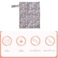 thumbnail image 4 of Bolsas Para Pañales Secos Y Húmedos, Bolsillos Reutilizables Con Cremallera Y Asa, Bolsa Húmeda Multiusos Portátil Para Pañales, Traje De Baño Mojado, 2 Uds., 4 of 7