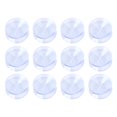 thumbnail image 1 of 12 ventosas de goma transparentes de doble cara de 10 x 20 mm para ventosas de silicona de vidrio sin ganchos, 1 of 5