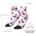 thumbnail image 4 of Bingfone Orchids Flowers Design Patterned Men's Women's Casual Cotton Socks, 4 of 5