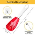 thumbnail image 6 of 2Pack Multifunctional Kitchen Cooking Spoon, Slotted Spoon for Cooking Strainer Spoon, All in One Garlic Press Grinder Kitchen Spoons for Mashing Draining, 6 of 6
