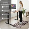 thumbnail image 4 of GALMAXS7 Kitchen Rug and Mat Kitchen Mat Non Slip Anti Fatigue Mats for Kitchen,17"x28",Brown, 4 of 9