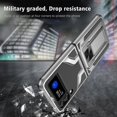 thumbnail image 4 of Funda magnética con soporte 2 en 1 para Samsung Galaxy Z Flip4, color plateado, 4 of 5