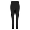 thumbnail image 4 of ShomPort Fleece Lined Leggings with Pockets for Women Plus Size Fall and Winter Warm Workout Yoga Pants X-5X, 4 of 8