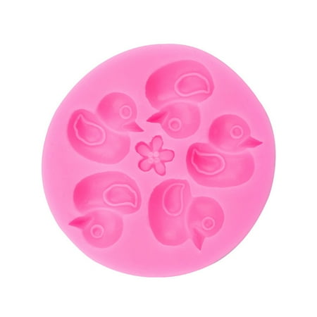 

Coofanin Chocolate Bar Mold Mini Duck Silicone Mould Fondant Cake Chocolate Cookie Decorating Mould Cake Tools (Pink One Size)