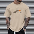 thumbnail image 3 of Mountain Graphic Tees for Men 2026 Summer Casual Short Sleeve Crewneck T Shirts Hiking Camping Shirt, 3 of 5