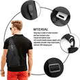 thumbnail image 4 of Bolso bandolera para hombre, bolso bandolera tipo mochila con puerto de carga USB, 4 of 5