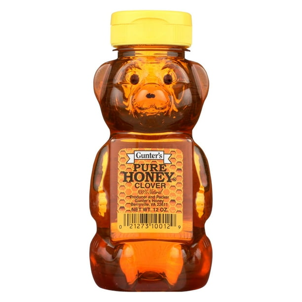 (Pack of 3)Gunter Pure Clover Honey 12 oz.
