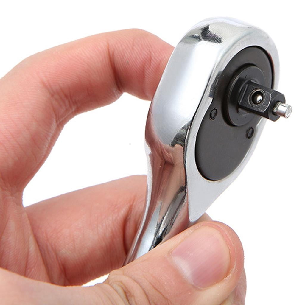 CEORPER 46 in 1 Mini Ratchet Screwdriver Set Wrench Narrow Space Repair Steel Multiple Bit Tool Kit with Socket Heads Hand Tool