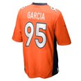 thumbnail image 3 of Men's Nike Elijah Garcia  Orange Denver Broncos Team Game Jersey, 3 of 3