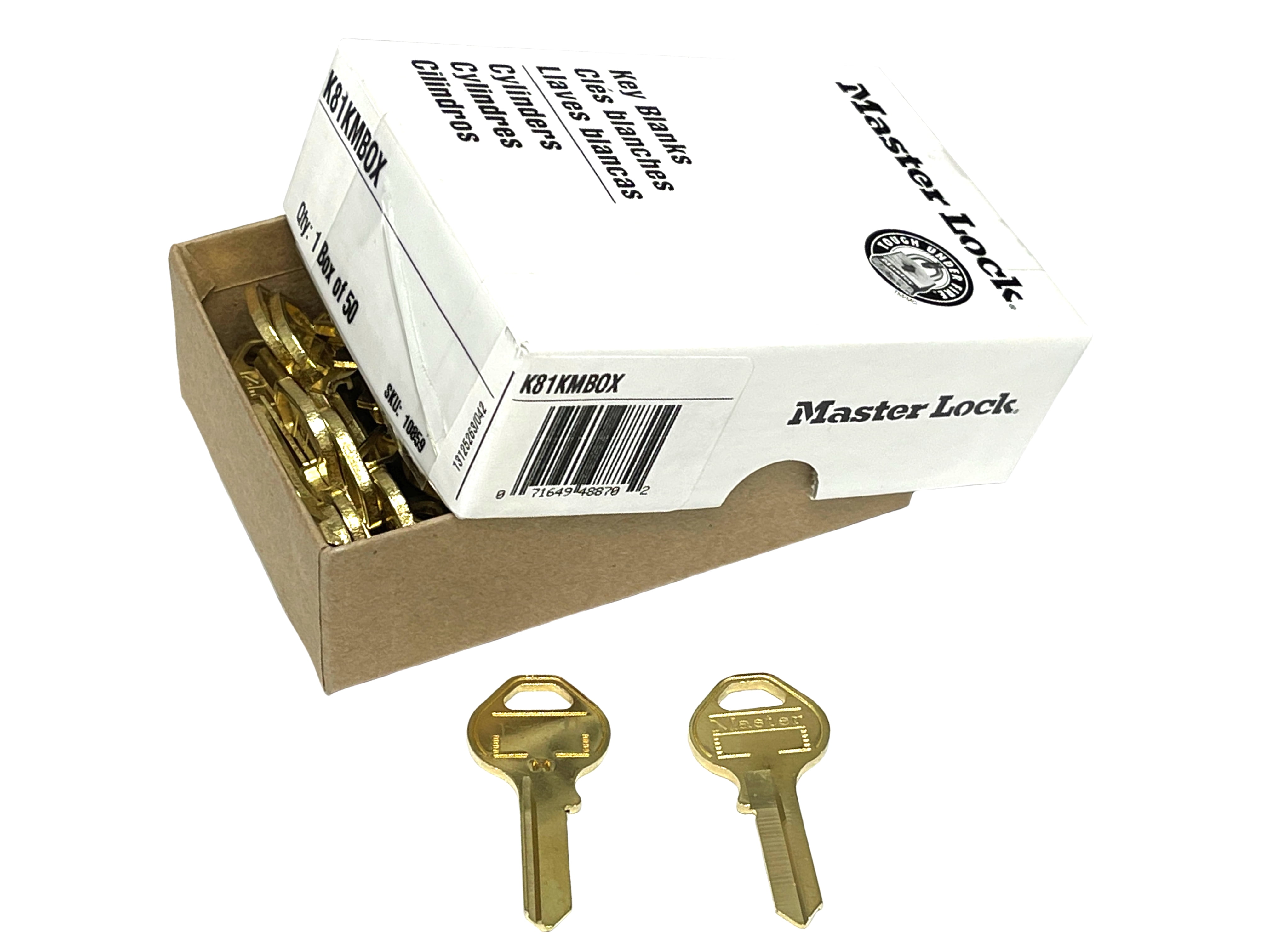 Master Lock K81KMBOX Key Blank (50Pack)