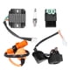 thumbnail image 1 of Bobina de encendido rectificador solenoide relé bujía 6 pines AC CDI Kit apto para GY6 50cc 150cc 125cc Racing ATV Scooter Jadeshay A, 1 of 9