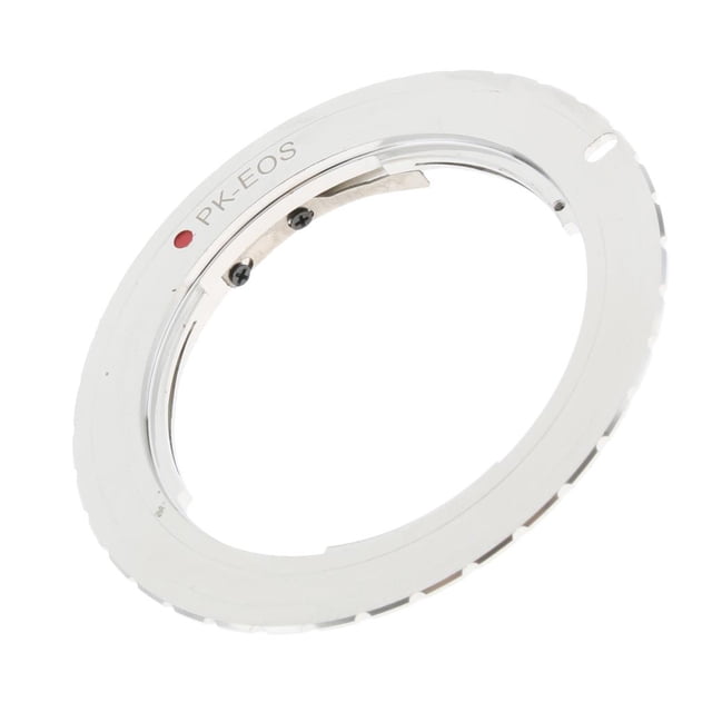 adaptador de montaje electrónico con cuerpo de cámara con diseño de metal para lentes Pentax K PK para con mano de obra Sunnimix Anillo adaptador del cuerpo de la cámara