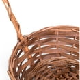 thumbnail image 6 of Willow Brown Round Shaped Basket with High Handle, 6 of 6