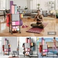 thumbnail image 3 of Yoga Mat Storage Rack Home Gym Equipment Workout Equipment Organizer Yoga Mat Holder for Dumbbell,Kettlebell and More Gym Accessories Gym Essentials Women Men Fitness Exercise Equipment Organization, 3 of 7