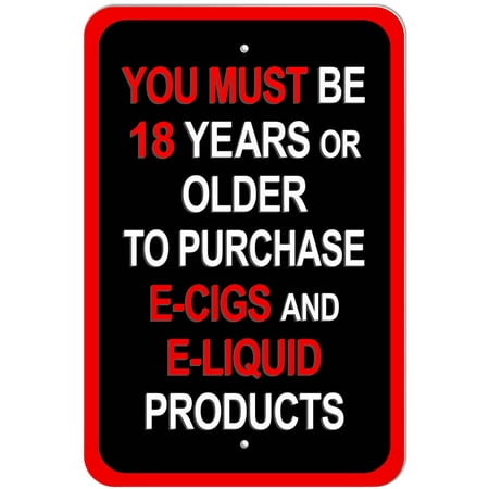 You Must Be 18 Years or Older to Purchase E Cigs and E Liquid Products (Best Tasting E Cig Liquid)