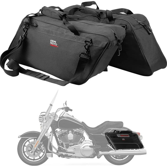 KEMIMOTO Street Glide Saddlebag Liners Motorcycle Hard Saddle Bag Insert for Electra Glide Road King