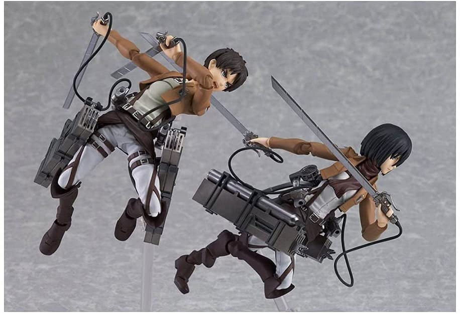 Hewufo Mikasa Ackerman Figma Action Figures Anime PVC Statue Figures  Collection Model Gifts Ornament Toys