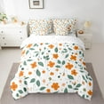 thumbnail image 2 of Castle Fairy Adults Female Men Chic Floral Flowers Twin Bedding Sets 7-Piece,Spring Garden Tree Leaves Bedding Comforter Set Microfiber,Retro Vintage Aesthetic Breathable Sheet Sets, 2 of 8