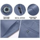 thumbnail image 3 of Ceisia Men's Relaxed Linen Pinstripe Gift Casual Pants Breathable Seam Pleat Design Multi-Color, 3 of 6