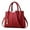 Red, variant on TAIAOJING PU Leather Cross Body Bag Woman Fashion Handbag Simple Bag Large Capacity One Shoulder Women Bag