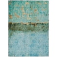 thumbnail image 2 of Addison Rugs Chantille Indoor/Outdoor Transitional Abstract Teal Washable Rectangle Rug, 3' x 5', 2 of 6