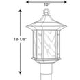 thumbnail image 3 of Arts and Crafts Collection One-Light Post Lantern, 3 of 3