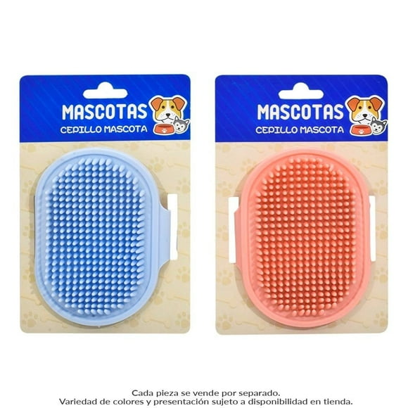 Cepillo para Mascotas Prichos Ovalado Varios Colores 1 Pieza