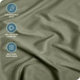 thumbnail image 3 of Bare Home Luxury 1800 Collection Fitted Sheet, Ultra-Soft, Deep Pocket, King, Sage, 3 of 8