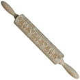 thumbnail image 5 of Cheapark Wooden Easter Bunny Carrot Rolling Pin for Printed Dough, 5 of 5