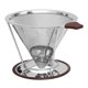 thumbnail image 1 of Filtro De Café De Acero Inoxidable Escurridor De Café Reutilizable Cono De Café Permanente Con Soporte Minnieouse HA013909-00, 1 of 6