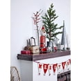 thumbnail image 3 of Creative Co-Op 72" Wool Felt Pennant Banner Shaped Garland with "Merry Christmas", 3 of 3