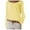 Yellow, variant on Kureaily Women's Solid Color Knit T Shirt Top Long Sleeve Basic Layering Shirts For Women Athletic Tee T-Shirts
