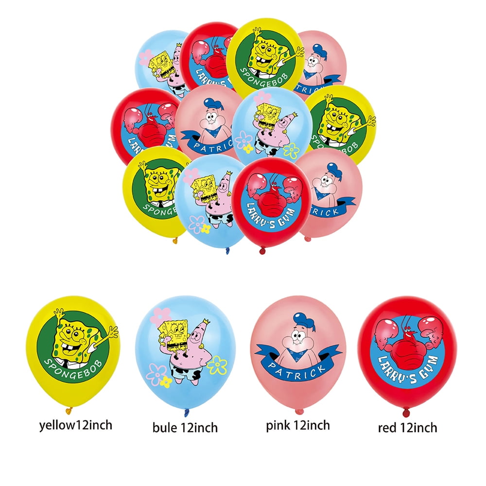 New Birthday Party Cute Latex Ballons Set | Kids Cartoon Theme Birthday Party Supplies | 37Pcs/set
