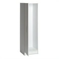 thumbnail image 2 of Pemberly Row Contemporary Storage 16" Broom Cabinet in White, 2 of 3