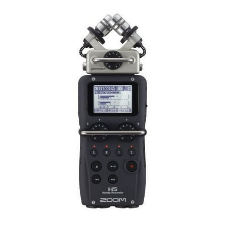 UPC: 0884354013196 | Zoom H5 4-Track Portable Recorder for Audio for Video  Music  and Podcasting  Stereo Microphones  2 XLR/TRS Inputs  USB Audio Interface  Battery Powered