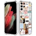 thumbnail image 1 of Christian Life Case for Samsung Galaxy S21 Ultra,Aesthetic Art Design Pattern Soft TPU Bumper Case Cover, 1 of 5