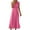 FY1_Hot Pink, variant on Womens Summer Linen Dresses Sleeveless Button Down Maxi Shirt Dress Casual Lapel V Neck A-Line Dresses Long Work Dress