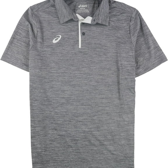 ASICS Mens Power Polo Shirt, Grey, Medium