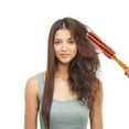 thumbnail image 2 of Minkissy 1Set Hair Brush Round In Orange With Wood For Home Salon Styling, 2 of 5