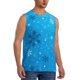 thumbnail image 2 of Fotbe Winter With Snowflakes Men's Camiseta sin Mangas Estampada para Hombres, Playera Casual para Gimnasio, Entrenamiento, Playa-X-Large, 2 of 7