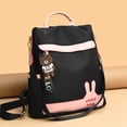 thumbnail image 3 of Mochila de tela Oxford para mujer, moderna y a juego, bolso de viaje para mujer, mochila escolar para estudiantes, 3 of 4