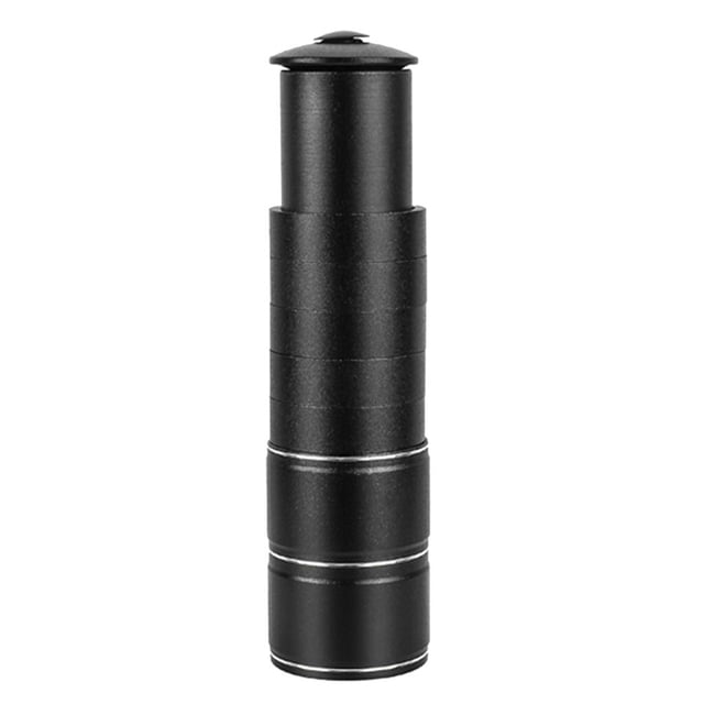 Elevador de Vástago de Bicicleta Aleación de Aluminio Adaptador de Manillar para Ciclismo Ajustable Antioxidante Negro Macarena Elevador del manillar de la bicicleta