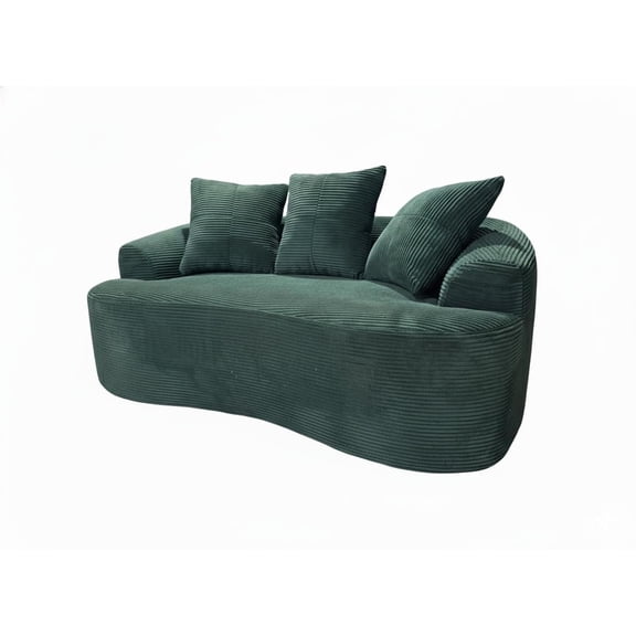 65.35" Curved Loveseat Sofa for Living Room